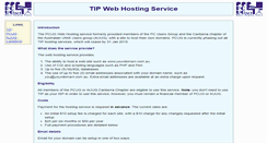 Desktop Screenshot of hosting.tip.net.au